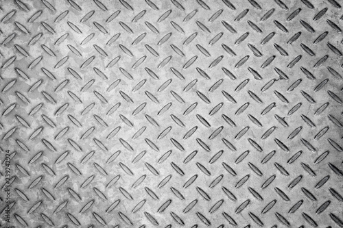 seamless metal texture background, aluminium or stainless dark list with rhombus shapes