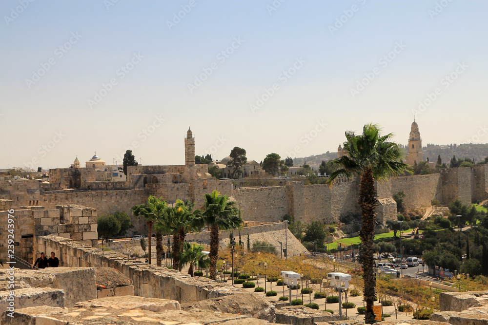 View on Old city Jerusalem, Israel