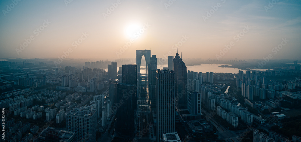 Fototapeta premium Suzhou City, China scenery