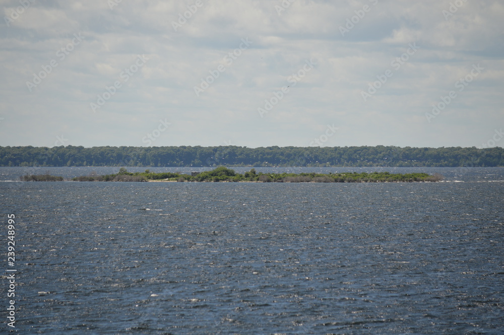 Island in the lake