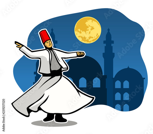Dervish Dancing In The Moonlight