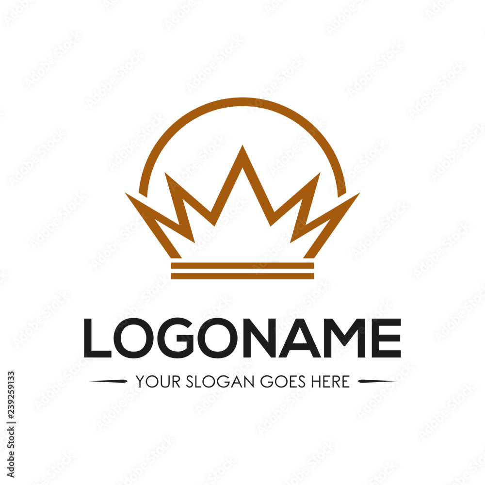 Simple Unique Crown Icon Symbol Logo For Business Simple Unique Crown Icon Symbol Logo For Business