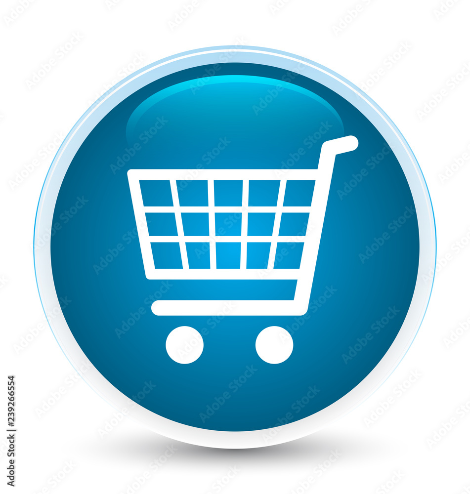 Ecommerce icon special prime blue round button Ecommerce icon special prime blue round button