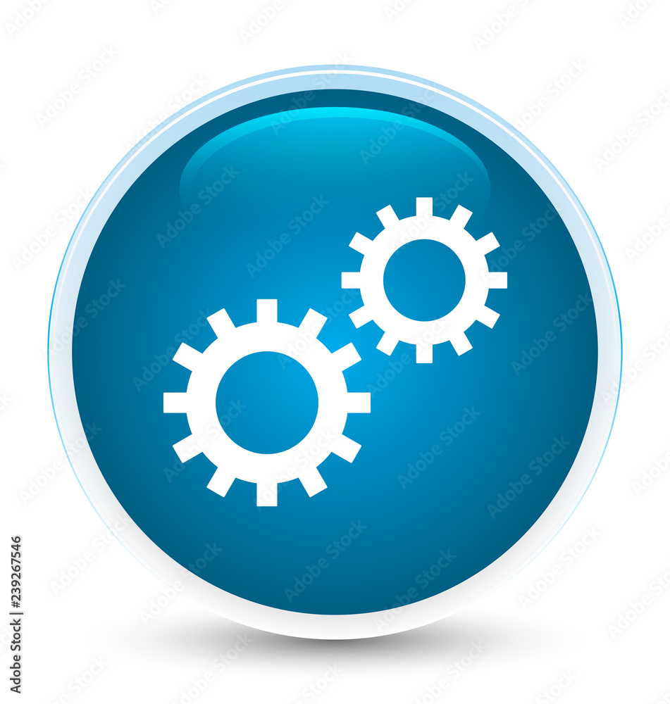 Process icon special prime blue round button Process icon special prime blue round button