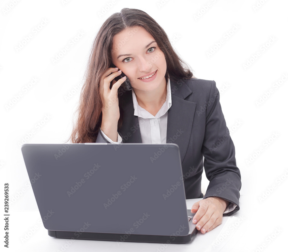 portrait of modern business woman in the workplace. portrait of modern business woman in the workplace.