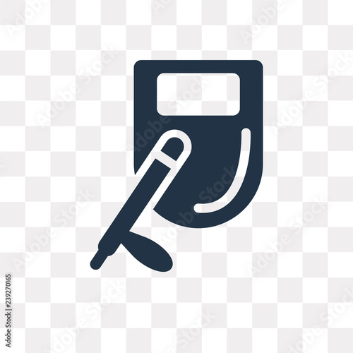 Nightstick vector icon isolated on transparent background, Nightstick  transparency concept can be used web and mobile