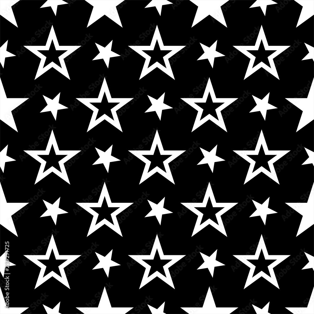Star Seamless Pattern Design Star Seamless Pattern Design
