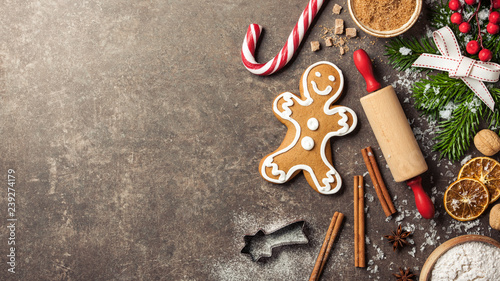 Christmas baking concept