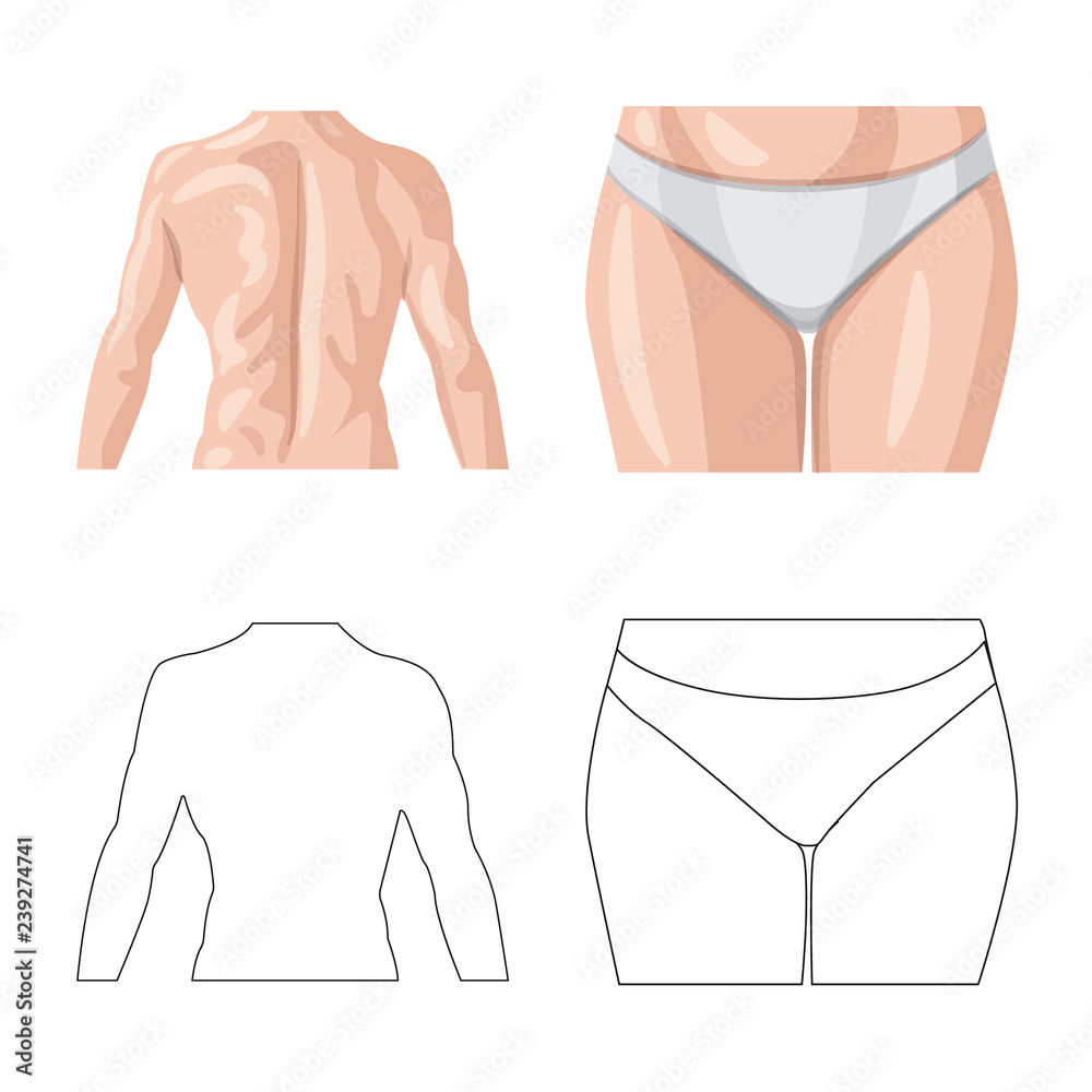 Isolated object of human and part logo. Set of human and woman vector icon for stock. Isolated object of human and part logo. Set of human and woman vector icon for stock.