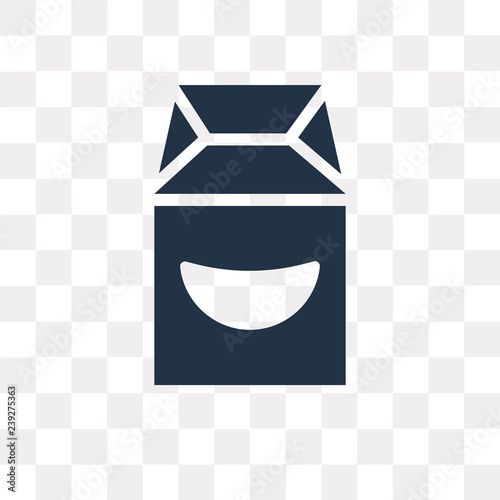 Package vector icon isolated on transparent background, Package  transparency concept can be used web and mobile