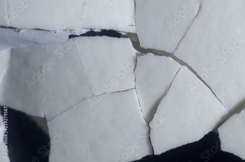 Egg shell background. Macro...