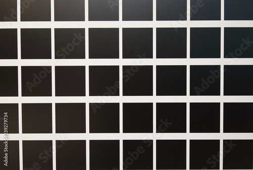 Black square block pattern texture