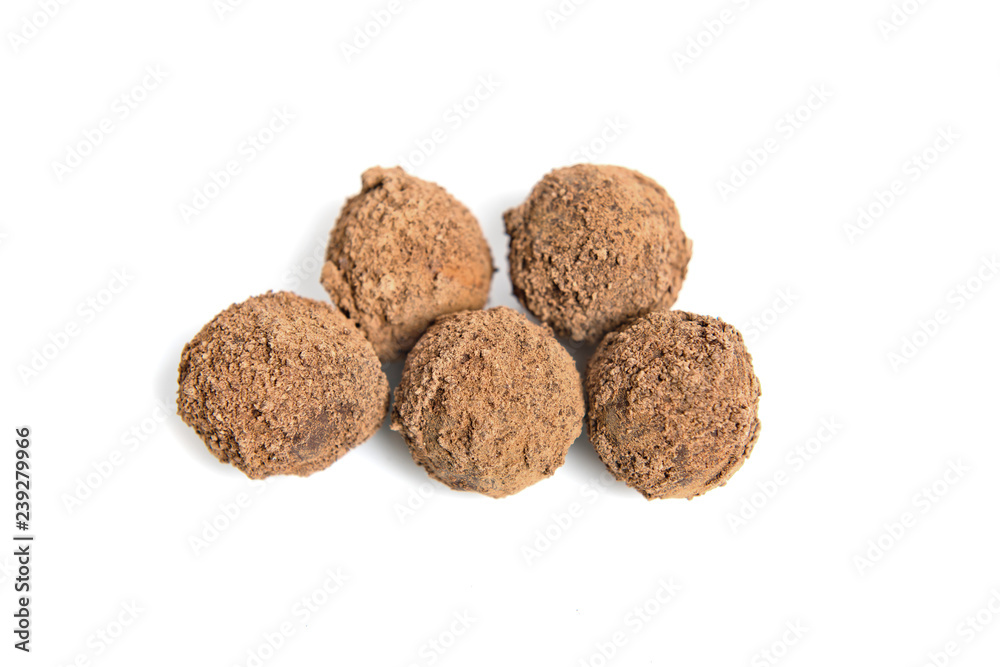Chocolate candies isolated on white background. Chocolate candies isolated on white background.