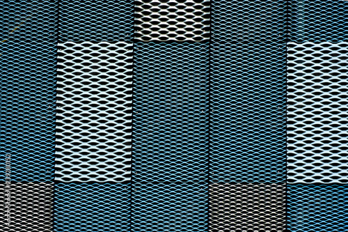 Принти на полотні Abstract close-up view of modern aluminum ventilated on facade