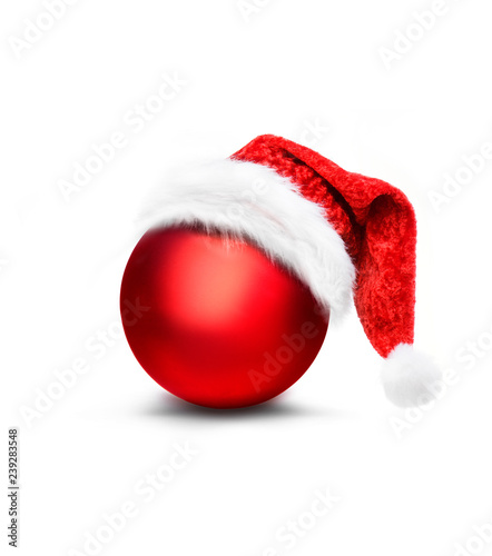 Weihnachtskugel mit Mütze