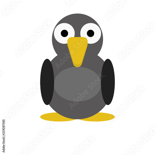 Bird Pigeon Cute Animal Cartoon Character For Kids