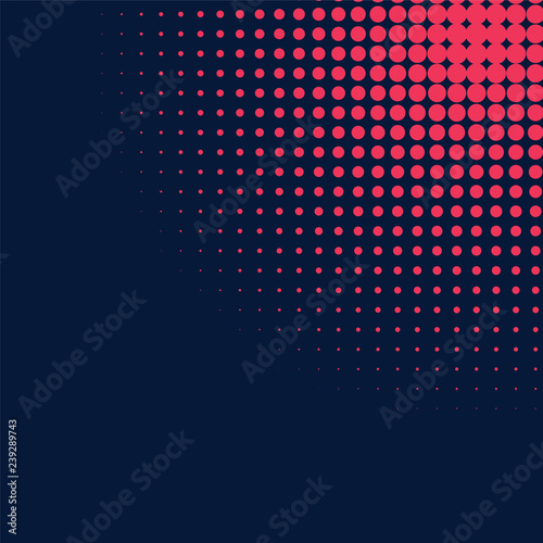 Abstract vector halftone dot pattern background