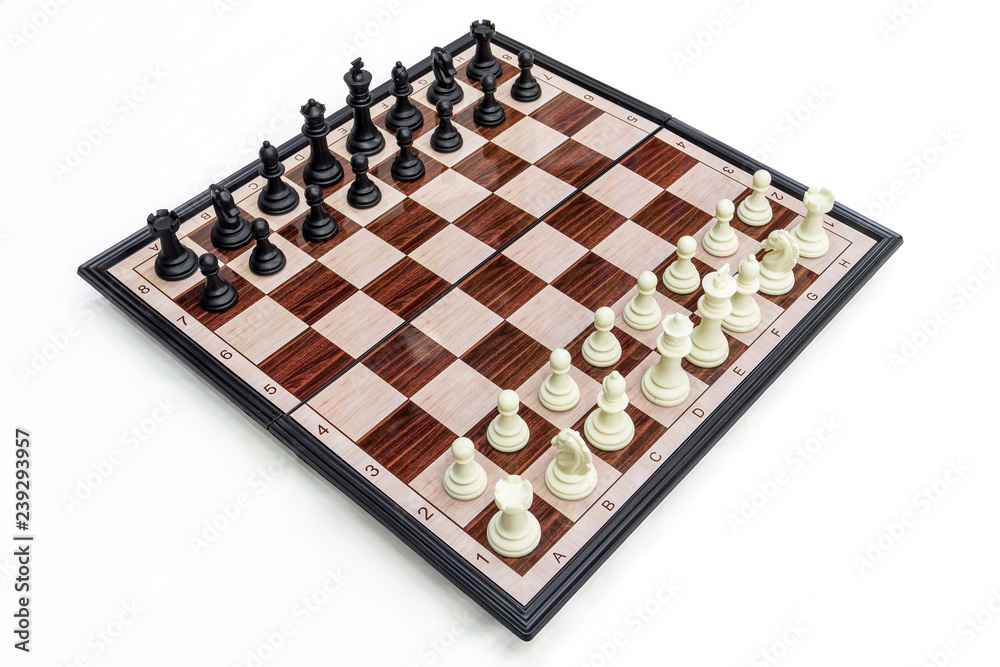 chess on a board