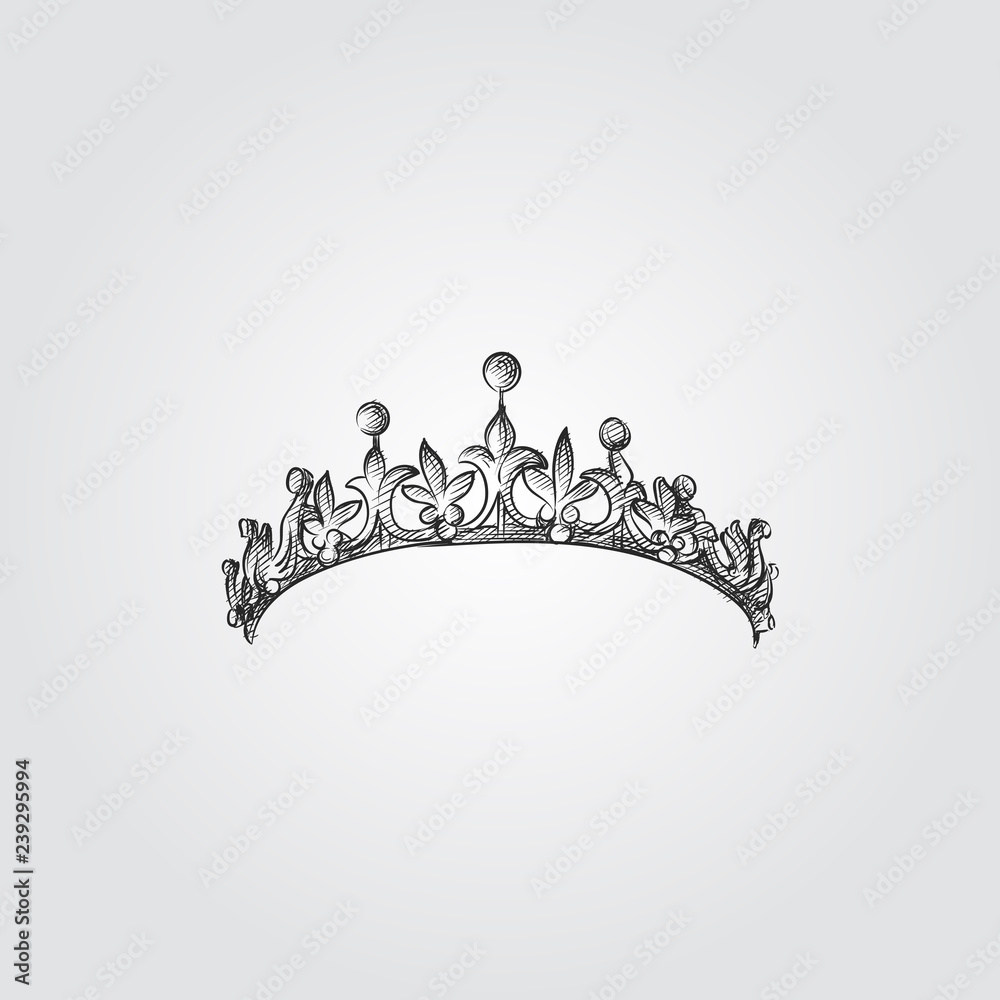 How To Draw A Tiara