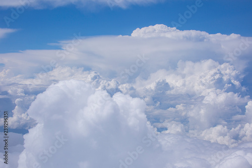 Cumulus cloud. Nature sky background