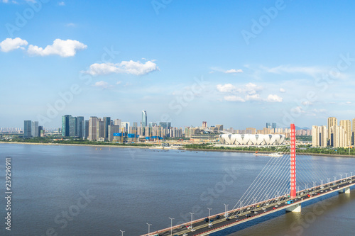 panoramic city skyline