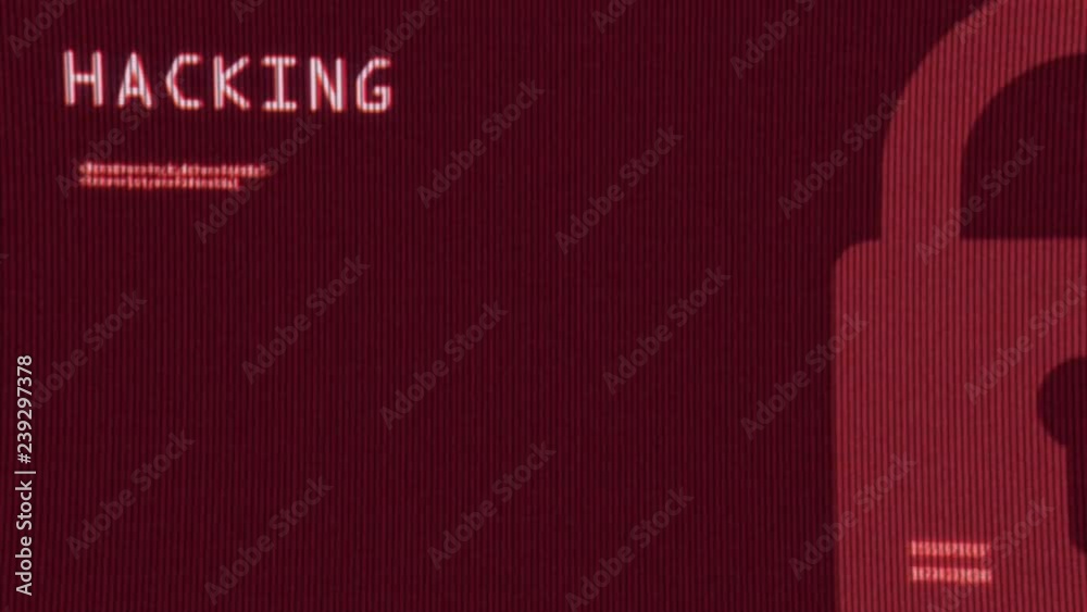 Hacking anonymous programming code running on a computer screen terminal Hacking anonymous programming code running on a computer screen terminal