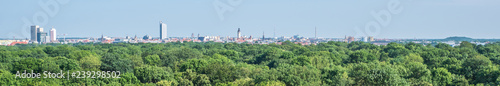 Panorama Skyline von Leipzig