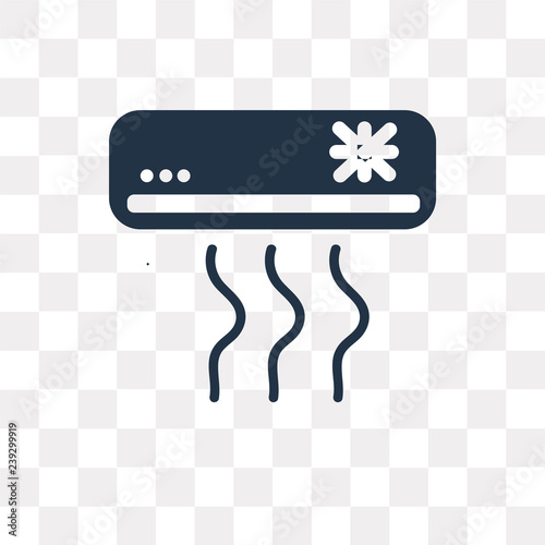 Cooling vector icon isolated on transparent background, Cooling  transparency concept can be used web and mobile