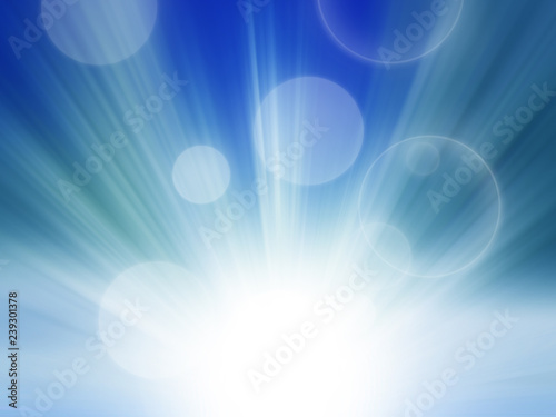 Abstract Sun Rays Background