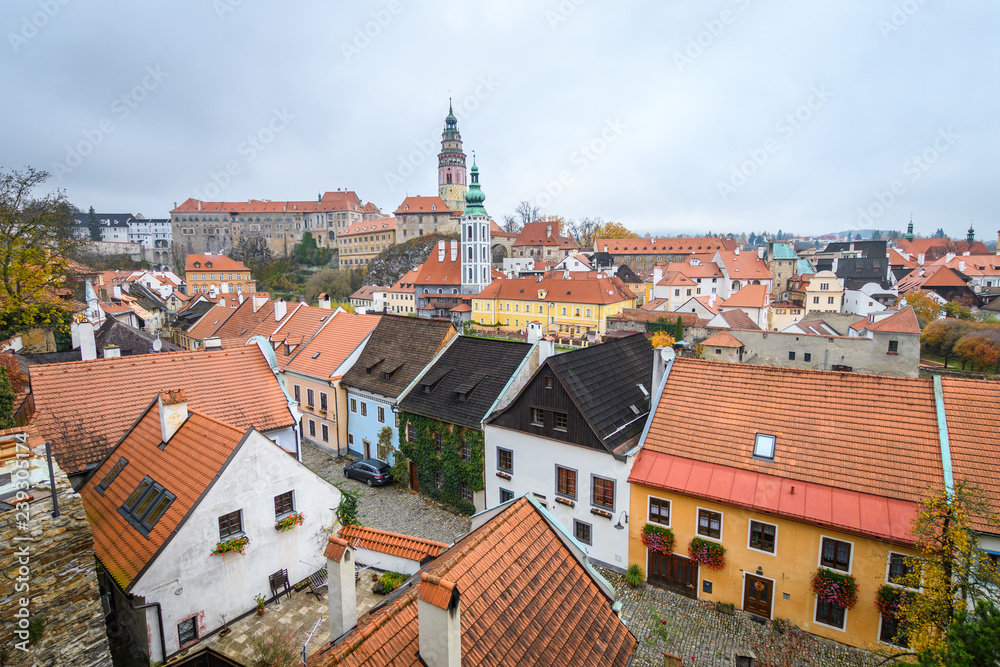 medieval town of cesky krumlov, czech republic