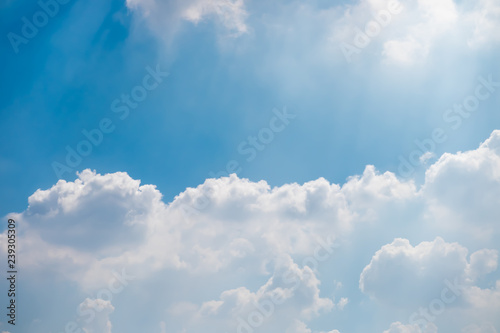 Beautiful clouds with blue sky background  Blue sky and white cloud  tiny clouds.