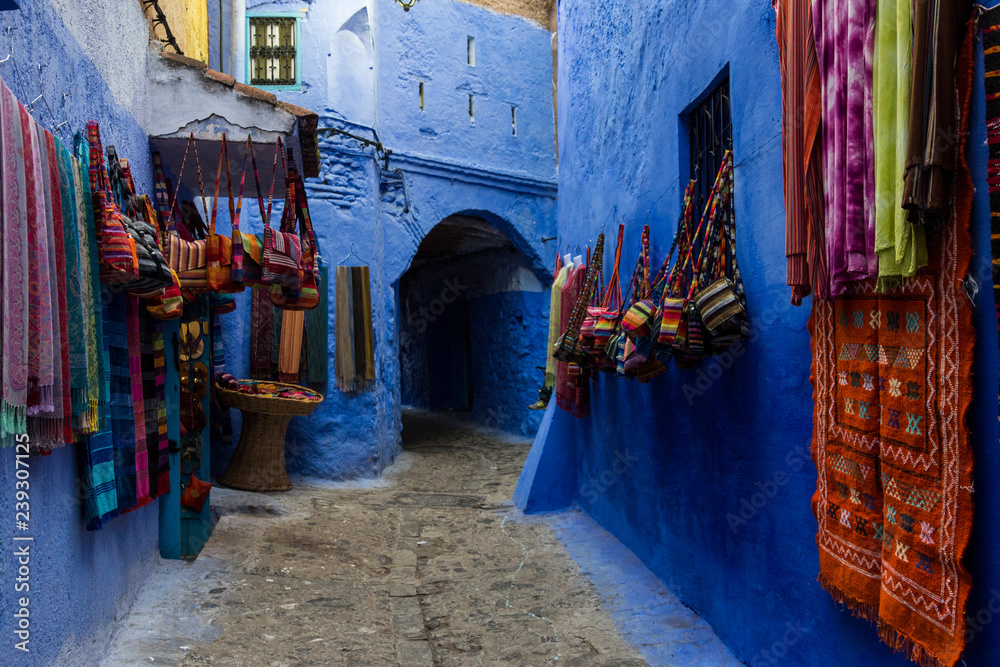 Chilaba azul marroquí para hombre -  México