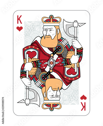 Photography Playing cards in vintage style for poker