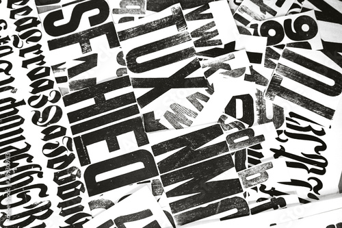 Newspaper, black print on a white background.