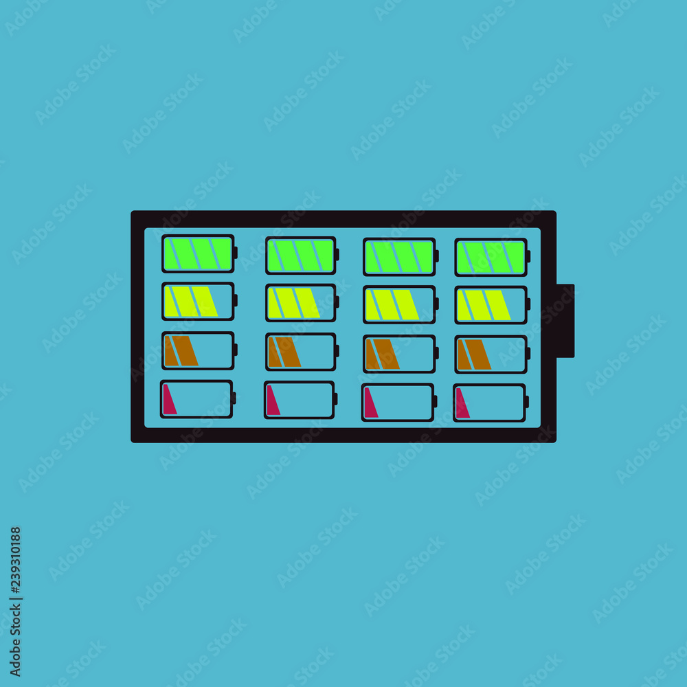charging battery icon vector design for phone, computer and tablet charging battery icon vector design for phone, computer and tablet