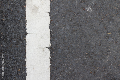 Road texture with one white line