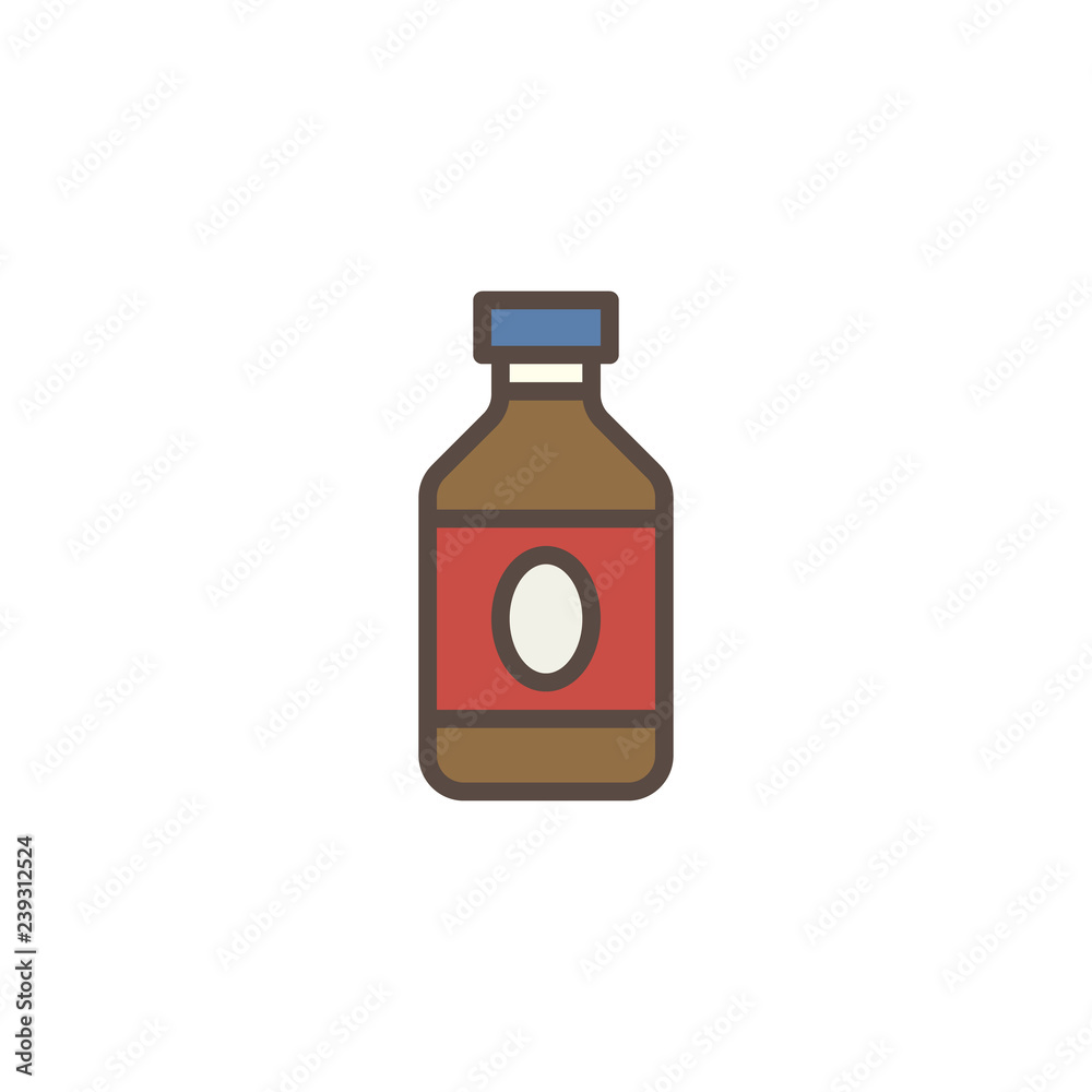 Water bottle filled outline icon, line vector sign, linear colorful pictogram isolated on white. Soda drink bottle symbol, logo illustration. Pixel perfect vector graphics Water bottle filled outline icon, line vector sign, linear colorful pictogram isolated on white. Soda drink bottle symbol, logo illustration. Pixel perfect vector graphics