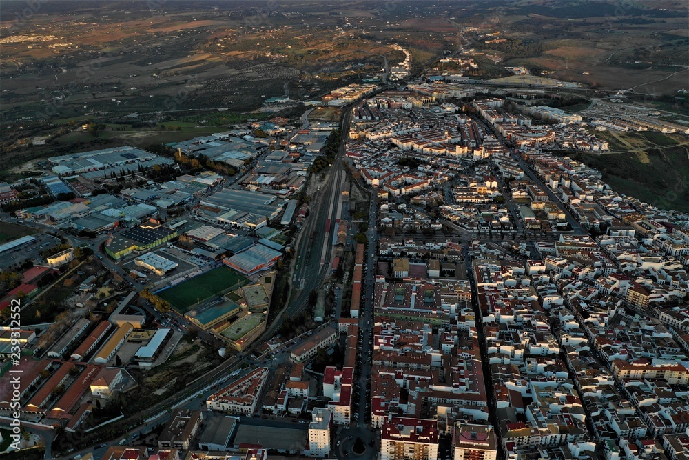 Naklejka premium Spanien aus der Luft