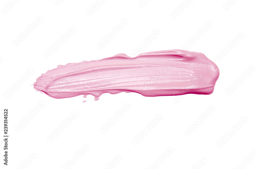 Fototapeta premium Pink watercolor on paper