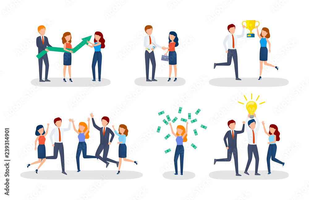 Idea of strategy and achievement in teamwork Idea of strategy and achievement in teamwork