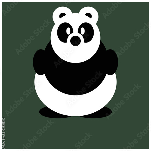 Panda Cute Animal Cartoon Character For Kids