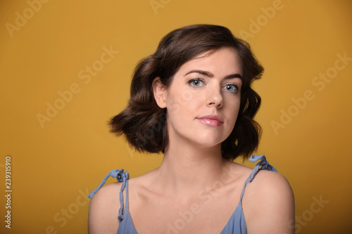 Portrait of beautiful young...
