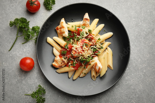 Grilled chicken penne pasta...