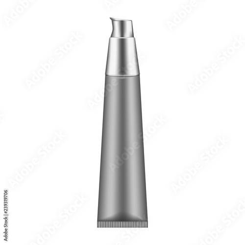 Cosmetic beauty product tube with fine tip dispenser, realistic mockup