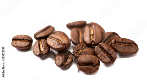 poign  e de grains de caf  