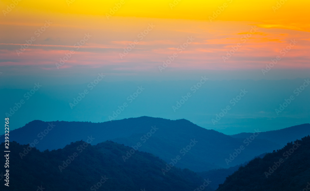 landscape Nature Beauty sky and mountain at sunset landscape Nature Beauty sky and mountain at sunset