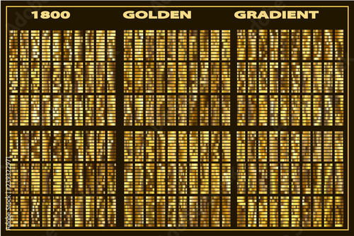 Gold horizontal gradient.large collection.