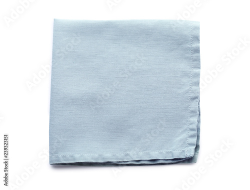 Clean kitchen towel on white background