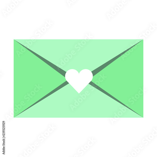 valentines day envelope illustration