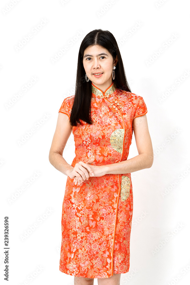 Portrait of Asian woman Chinese new year. Portrait of Asian woman Chinese new year.